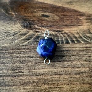 Natural Dumortierite Stone Pendant